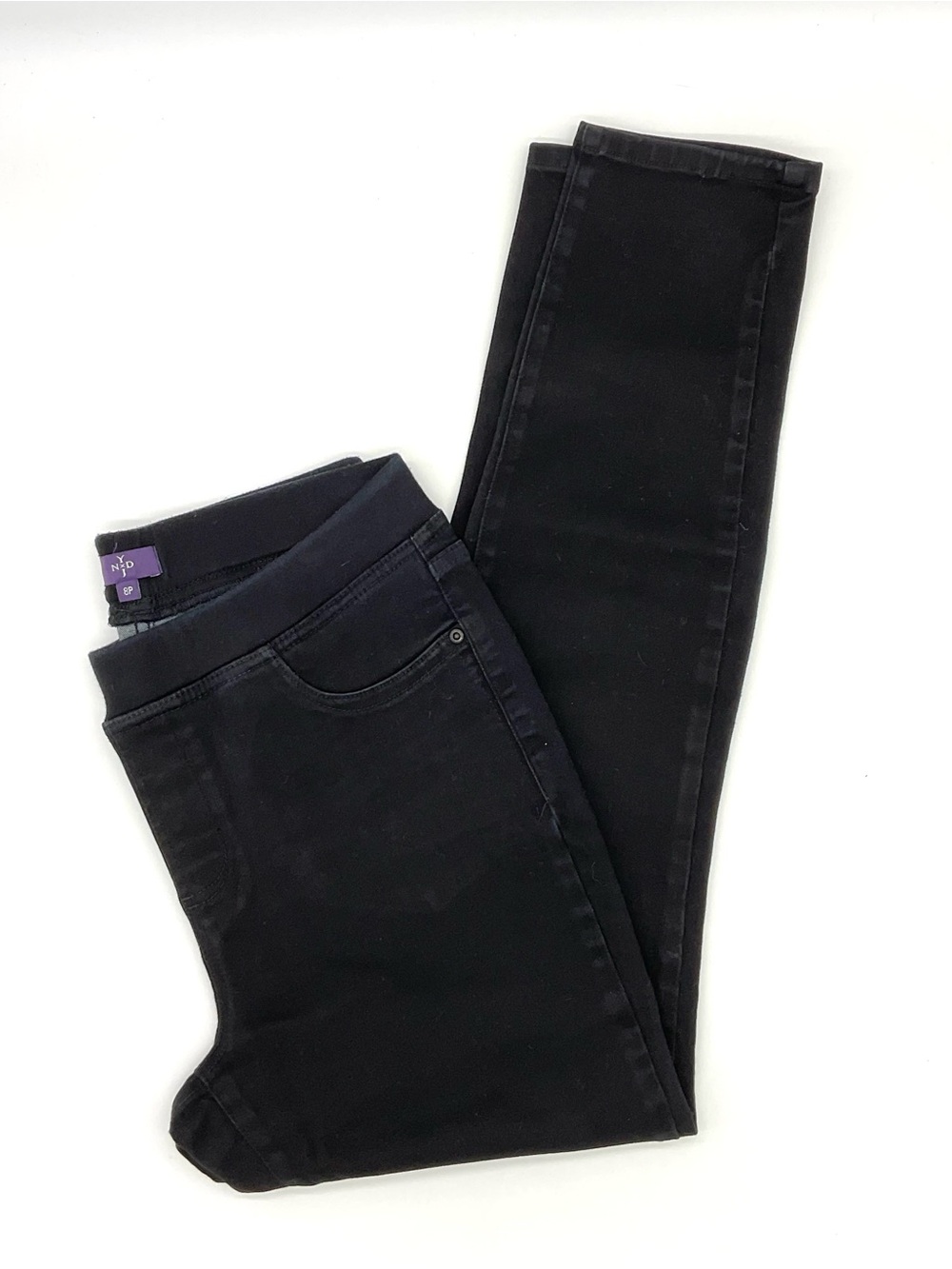 NYDJ Black Pull-On Jeans  Size 8